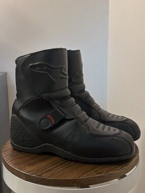 Alpinestars Men’s Black Motorcycle Riding Boots - Size 12.5
